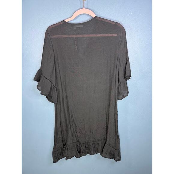 NEW Aimage Swimsuit Cover Up Women's Sz Small Oversized Boho Embroidery Tropical - Picture 2 of 9